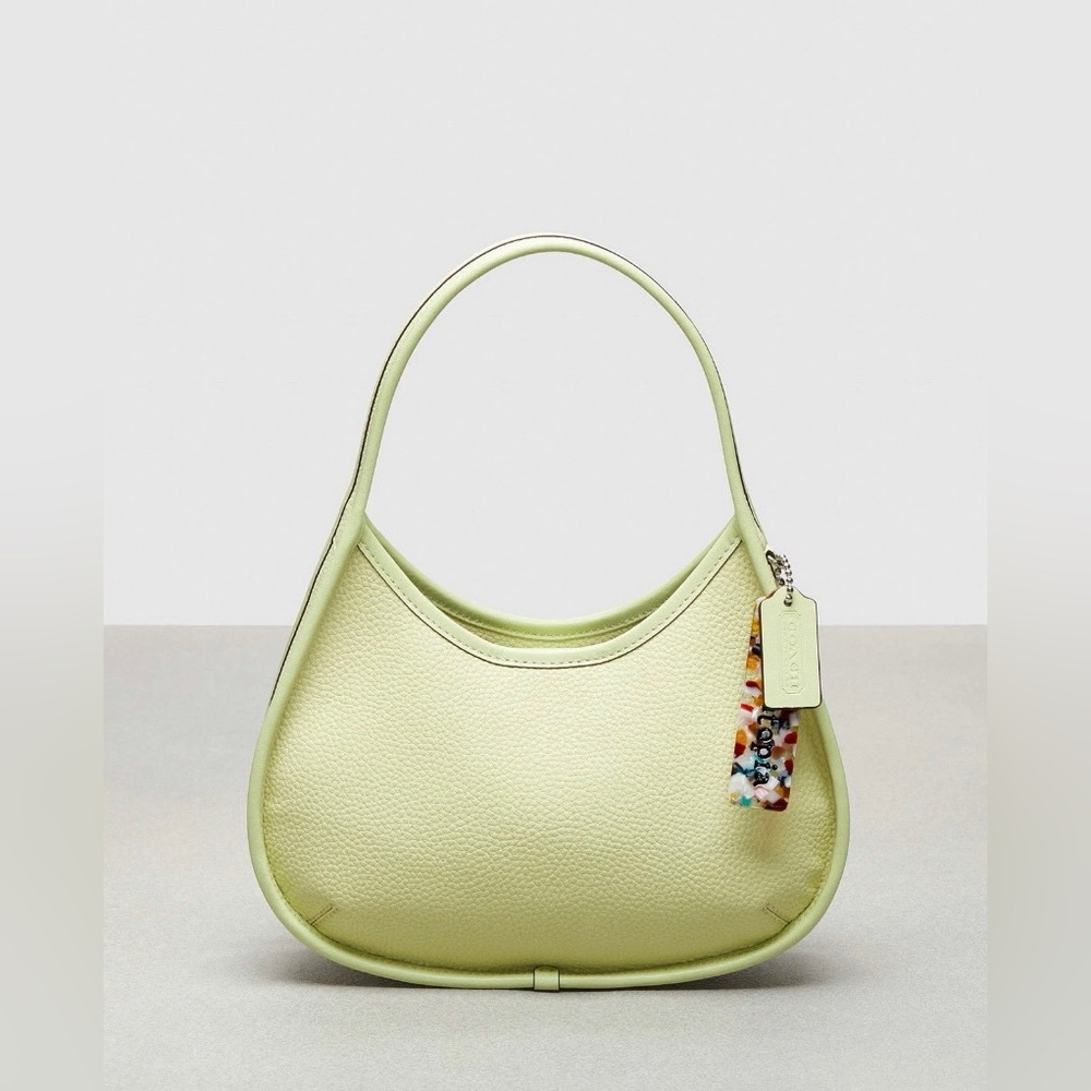 NWT Coach CK112 Ergo Bag In Coachtopia Leather Pale Lime